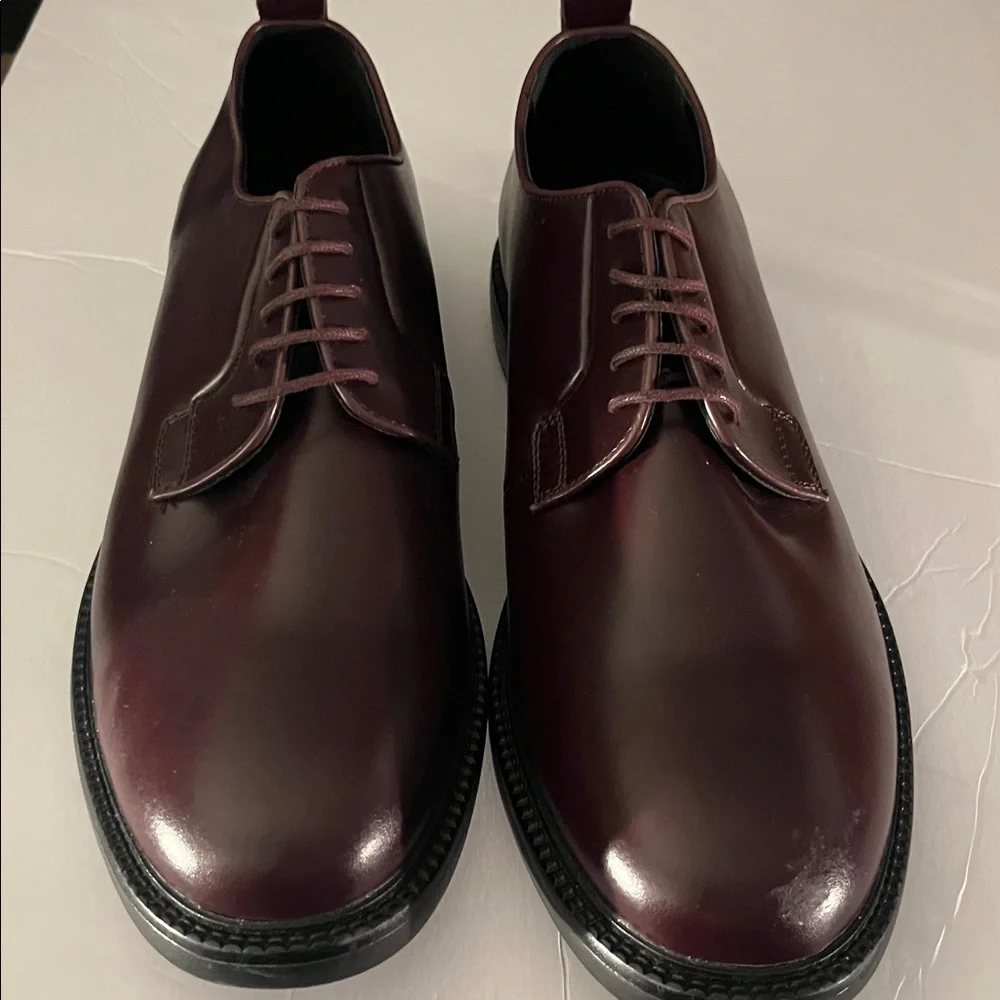 BP. Nordstrom Kolton Men’s Derby Leather Dress Shoe In Oxblood Size 12